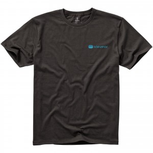 Nanaimo short sleeve men's t-shirt, Anthracite (T-shirt, 90-100% cotton)