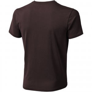 Nanaimo short sleeve men's t-shirt, Chocolate Brown (T-shirt, 90-100% cotton)