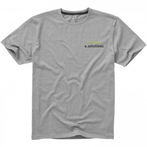 Nanaimo short sleeve men's t-shirt, Grey melange (T-shirt, 90-100% cotton)