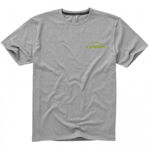Nanaimo short sleeve men's t-shirt, Grey melange (T-shirt, 90-100% cotton)