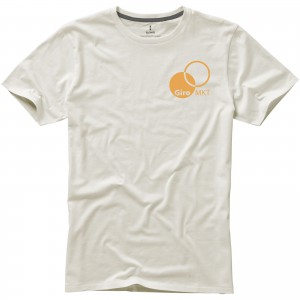 Nanaimo short sleeve men's t-shirt, Light grey (T-shirt, 90-100% cotton)