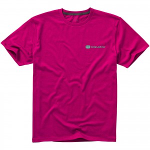 Nanaimo short sleeve men's t-shirt, Pink (T-shirt, 90-100% cotton)