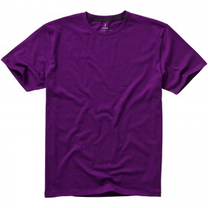 Nanaimo short sleeve men's t-shirt, Plum (T-shirt, 90-100% cotton)