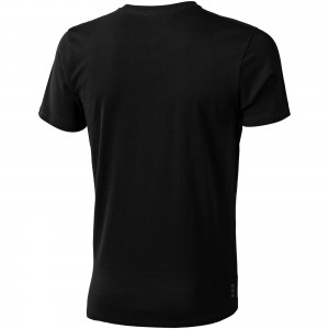Nanaimo short sleeve men's t-shirt, solid black (T-shirt, 90-100% cotton)