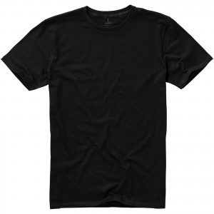 Nanaimo short sleeve men's t-shirt, solid black (T-shirt, 90-100% cotton)