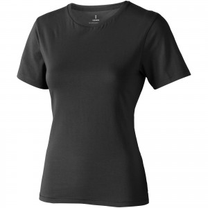Nanaimo short sleeve women's T-shirt, Anthracite (T-shirt, 90-100% cotton)