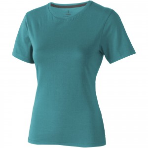 Nanaimo short sleeve women's T-shirt, Aqua (T-shirt, 90-100% cotton)
