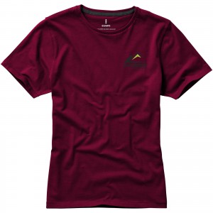 Nanaimo short sleeve women's T-shirt, Burgundy (T-shirt, 90-100% cotton)