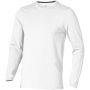 Ponoka long sleeve men's organic t-shirt, White