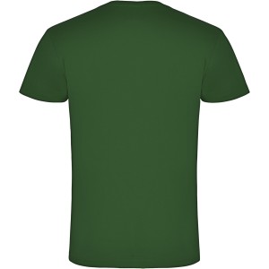 Samoyedo short sleeve men's v-neck t-shirt, Bottle green (T-shirt, 90-100% cotton)