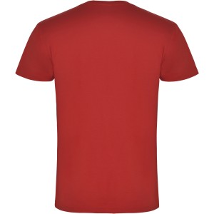 Samoyedo short sleeve men's v-neck t-shirt, Red (T-shirt, 90-100% cotton)