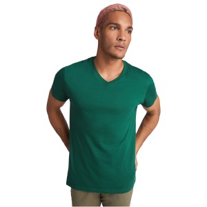 Samoyedo short sleeve men's v-neck t-shirt, Royal (T-shirt, 90-100% cotton)