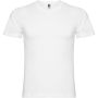 Samoyedo short sleeve men's v-neck t-shirt, White
