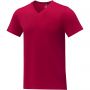 Somoto short sleeve men?s V-neck t-shirt, Red
