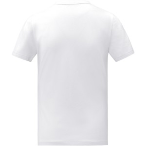 Somoto short sleeve men?s V-neck t-shirt, White (T-shirt, 90-100% cotton)