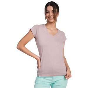 Victoria short sleeve women's v-neck t-shirt, Rossette (T-shirt, 90-100% cotton)