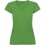 Victoria short sleeve women's v-neck t-shirt, Tropical Green
