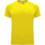 Bahrain short sleeve kids sports t-shirt, Yellow
