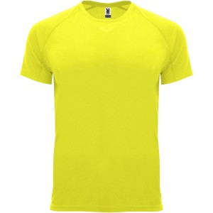 Bahrain short sleeve men's sports t-shirt, Fluor Yellow (T-shirt, mixed fiber, synthetic)