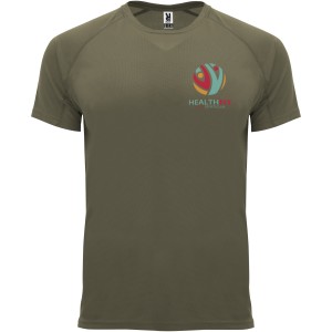 Bahrain short sleeve men's sports t-shirt, Militar Green (T-shirt, mixed fiber, synthetic)