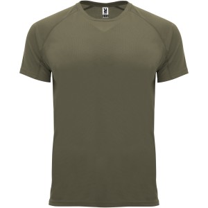 Bahrain short sleeve men's sports t-shirt, Militar Green (T-shirt, mixed fiber, synthetic)