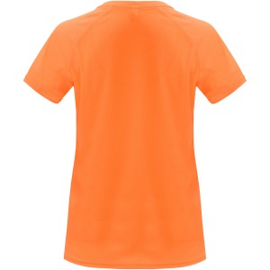 Bahrain short sleeve women's sports t-shirt, Fluor Orange (T-shirt, mixed fiber, synthetic)