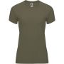 Bahrain short sleeve women's sports t-shirt, Militar Green