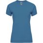 Bahrain short sleeve women's sports t-shirt, Moonlight Blue