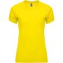 Bahrain short sleeve women's sports t-shirt, Yellow