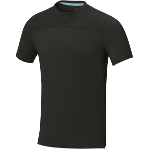 Elevate Borax short sleeve men's GRS recycled cool fit t-shirt, Solid black (T-shirt, mixed fiber, synthetic)