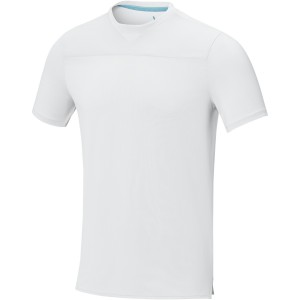 Elevate Borax short sleeve men's GRS recycled cool fit t-shirt, White (T-shirt, mixed fiber, synthetic)
