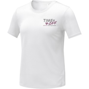 Elevate Kratos short sleeve women's cool fit t-shirt, White (T-shirt, mixed fiber, synthetic)