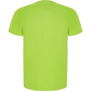 Imola short sleeve kids sports t-shirt, Fluor Green (T-shirt, mixed fiber, synthetic)