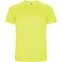 Imola short sleeve kids sports t-shirt, Fluor Yellow