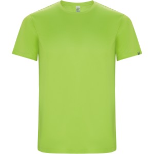 Imola short sleeve kids sports t-shirt, Lime / Green Lime (T-shirt, mixed fiber, synthetic)