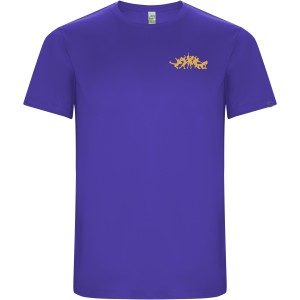 Imola short sleeve kids sports t-shirt, Mauve (T-shirt, mixed fiber, synthetic)