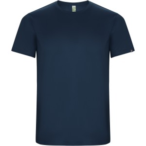 Imola short sleeve kids sports t-shirt, Navy Blue (T-shirt, mixed fiber, synthetic)