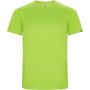 Imola short sleeve men's sports t-shirt, Fluor Green