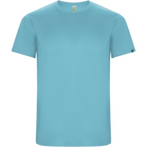 Imola short sleeve men's sports t-shirt, Turquois (T-shirt, mixed fiber, synthetic)