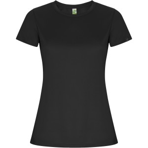 Imola short sleeve women's sports t-shirt, Dark Lead (T-shirt, mixed fiber, synthetic)