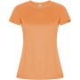 Imola short sleeve women's sports t-shirt, Fluor Orange