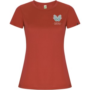 Imola short sleeve women's sports t-shirt, Red (T-shirt, mixed fiber, synthetic)