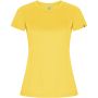 Imola short sleeve women's sports t-shirt, Yellow