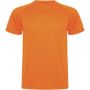 Montecarlo short sleeve kids sports t-shirt, Fluor Orange