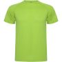 Montecarlo short sleeve kids sports t-shirt, Lime / Green Lime