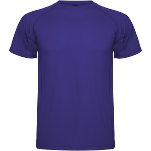 Montecarlo short sleeve kids sports t-shirt, Mauve (T-shirt, mixed fiber, synthetic)
