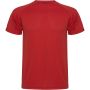 Montecarlo short sleeve kids sports t-shirt, Red