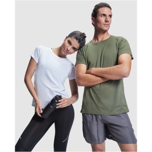 Montecarlo short sleeve men's sports t-shirt, Dark Lead (T-shirt, mixed fiber, synthetic)