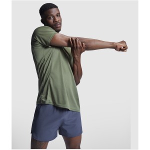 Montecarlo short sleeve men's sports t-shirt, Fluor Orange (T-shirt, mixed fiber, synthetic)