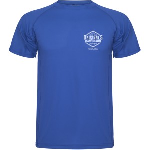 Montecarlo short sleeve men's sports t-shirt, Royal (T-shirt, mixed fiber, synthetic)